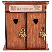 Копилка туалет 2 кабинки "На ипотеку" окрашенная во Челябинске